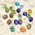 9mm Oval Millefiori Glass Beads (Pack of 50) | Just Ship It Shop