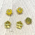 Gold Rhinestone Flower Embellishments (12mm, 10-Pack) | Just Ship It Shop