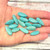 20pc Blue Howlite Turquoise Marquise Beads – 24mm x 9mm Focal Gemstone Set