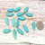 20pc Blue Howlite Turquoise Marquise Beads – 24mm x 9mm Focal Gemstone Set