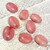 Rhodochrosite Stone Beads Oval 18mm (11 Pack) | Just Ship It Shop