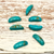 Blue Howlite Arch Top Beads (Pack of 45) | Just Ship It Shop