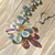 K9 Glass Crystal Daisy Flower Suncatcher (Multiple Colors)