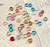 Glass Heart Beads 6mm (Multi-Color Pack of 24) | Just Ship It Shop