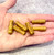 Natural Wooden Spindle Toggle Beads - 29x10mm (3mm Hole) - 39 Pack