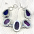 Rainbow Titanium Druzy Quartz 925 Sterling Silver Statement Link Bracelet
