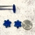 10-Pack Blue Crystal Snowflake Pendants | Just Ship It Shop
