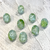14mm Crackle Glass Beads - Green & Clear (Pack of 15) | Just Ship It Shop