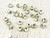 Beads White Round Cloisonne 5mm 26 Pack