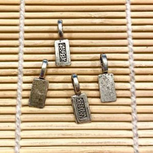 Antique Silver Glue-On Bails (Pack of 22) - Just Ship It Shop