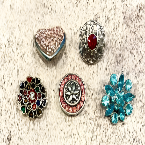 Floral Snap Beads 18mm Set | Interchangeable Charms