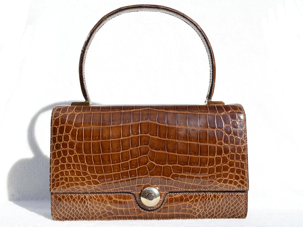 良品 HERMES エルメス クレオ ボックスカーフ ヴィンテージ ショルダー バッグ ブラウン ゴールド金具 a6409 HERMES - 良品 HERMES エルメス クレオ ボックスカーフ ヴィンテージ