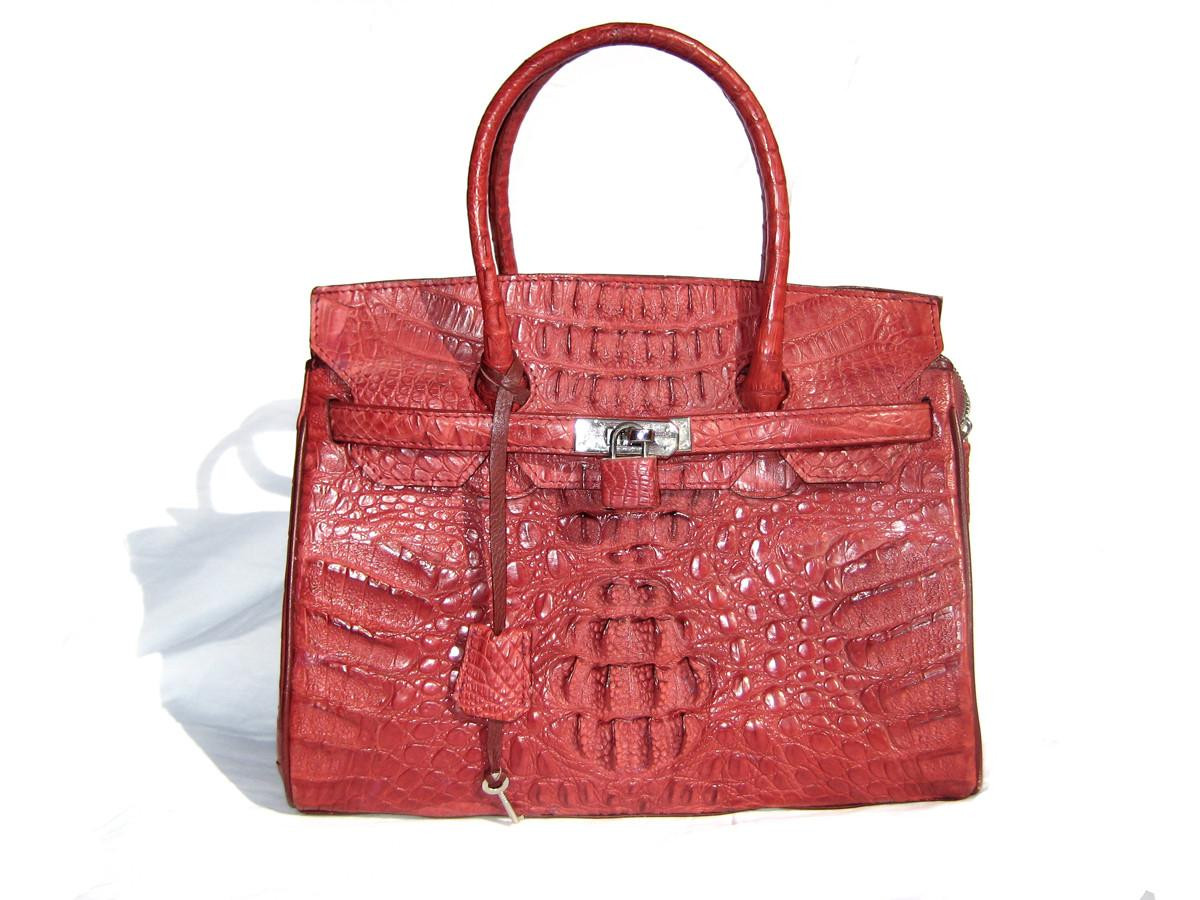 バッグ 00s leather handbag crocodile y2k grunge Vintage Buckle