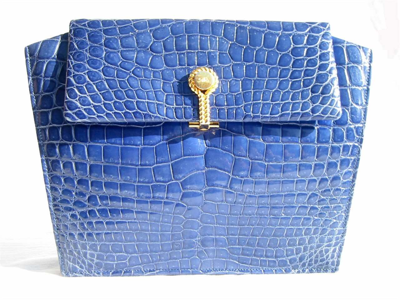 COSMOPOLITON Blue Shoulder Bag CROCODILE TEXTURE HANDBAG PEACOCK BLUE -  Price in India | Flipkart.com