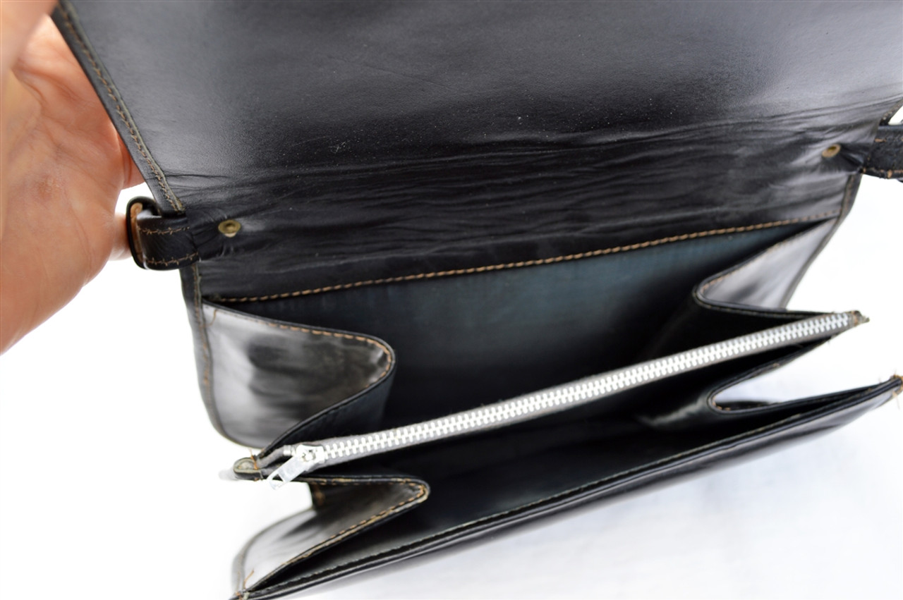 1950's-60's GENUINE ZEBRA HIDE FUR Shoulder Bag Purse - Vintage Skins