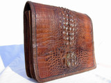 1940's-50's HORNBACK CROCODILE Skin PORTFOLIO iPAD Case