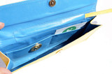  Early 2000's YELLOW Lizard Skin CLUTCH Bag - LAI! 