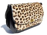  1950's-60's Madame Louise GENUINE EXOTIC FUR & Leather Handbag Shoulder Bag - Nairobi 