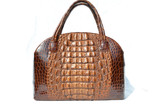 XL 1930's-40's HORNBACK ALLIGATOR Skin Carry CASE Bag