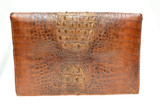  X-Large 1950's-60's HORNBACK CROCODILE Skin PORTFOLIO Case 