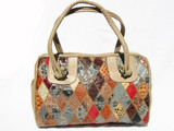  STUNNING 1970's-80's PATCHWORK PYTHON & Exotic Skin SPEEDY Bag 
