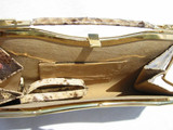  CHRISTIAN DIOR? 1980's PYTHON Snakeskin CLUTCH Bag 