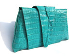 ROCKSTAR *Turquiose* Biscay Green Hornback CROCODILE TAIL Clutch