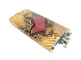  NEW! Tall Custom Patel Python Snake Skin 6 Oz. Stainless Hip FLASK 