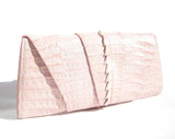  ROCKSTAR Bubble Gum *PINK* Hornback CROCODILE TAIL Clutch - KRAMER 