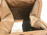  1950's-60's Tan KATZ & LOURIE OSTRICH SKIN Bag w/Coin Purse 