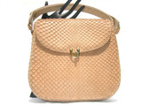  BUTTERSCOTCH 1960's MATTE-Finish Snake Skin Shoulder Bag - MANON 
