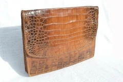 1950's ALLIGATOR Belly Skin Business PORTFOLIO Folder iPAD Case