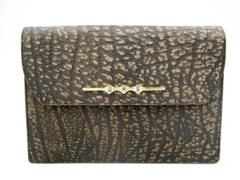 Late 1990's Taupe Brown BUFFALO Skin Clutch CROSS BODY Shoulder Bag - LORENZI