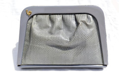 1970's-80's Gray LIZARD Skin & LUCITE Evening Bag - IPES