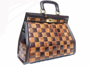  GIANT 1970's Patchwork LIZARD Skin BIRKIN Bag BRIEF - HERMES! 
