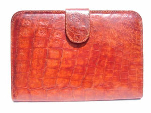  2004 COGNAC Crocodile Skin Business PORTFOLIO Case 
