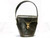  OLIVE GREEN 1950's Lizard Skin Bucket Style Handbag 