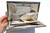 1940's Deco-Style Monitor Lizard Clutch Purse w/Silver Hardware 