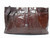  HUGE 13" Chocolate 1950's-60's TEGU Lizard Skin CLUTCH Purse 
