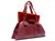  1940's-50's RUBY RED Deco Style Lizard Skin & LUCITE Handbag 