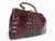 LOVELY Espresso Brown Early 1900's Edwardian Hornback Alligator Handbag   LOVELY Espresso Brown Early 1900's Edwardian Hornback Alligator Handbag