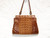  Fabulous Tan 1930's Antique Hornback Alligator Purse w/Paws! 