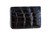 New! BLACK ALLIGATOR Belly Skin CARD I.D. CASE Wallet 