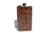  Tall Custom Brown HORNBACK Alligator Tail Skin 6 Oz. Stainless Hip FLASK - NEW! G1A-240 
