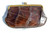 1940's-50's Chocolate Brown Alligator Skin Change Purse G1A-236   1940's-50's Chocolate Brown Alligator Skin Change Purse G1A-236