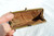 1940's-50's Chocolate Brown Alligator Skin Change Purse G1A-236   1940's-50's Chocolate Brown Alligator Skin Change Purse G1A-236