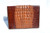  Unique Unisex 1950's-60's 2-Tone Hornback Crocodile Skin Wallet Billfold 