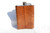  Custom Tan HORNBACK Alligator Skin 8 Oz. Stainless Hip FLASK Set - NEW! 