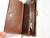  Stunning 1960's-1970's PEACOCK & Pheasant Feather Checkbook Wallet 