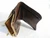  1950's-60's Dark Chocolate Alligator Skin Wallet & Change Purse 
